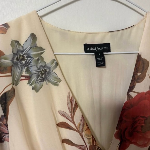 Tribal Femme Floral Flowy Maxi Dress - Picture 4 of 8